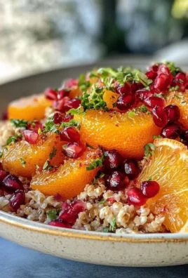 Winter Citrus and Pomegranate Grain Bowl