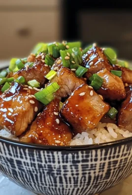 Honey Garlic Pork Rice Bowl