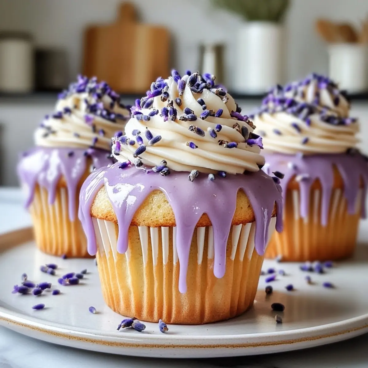 Lavender London Fog Cupcakes
