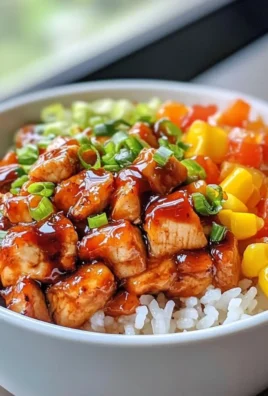 Honey BBQ Chicken Rice Bowl