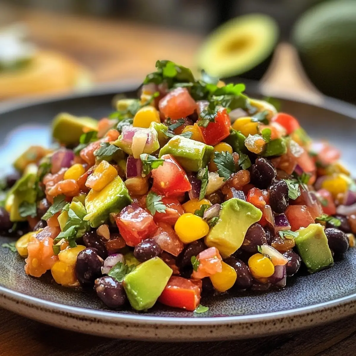 Cowboy Caviar with Avocado