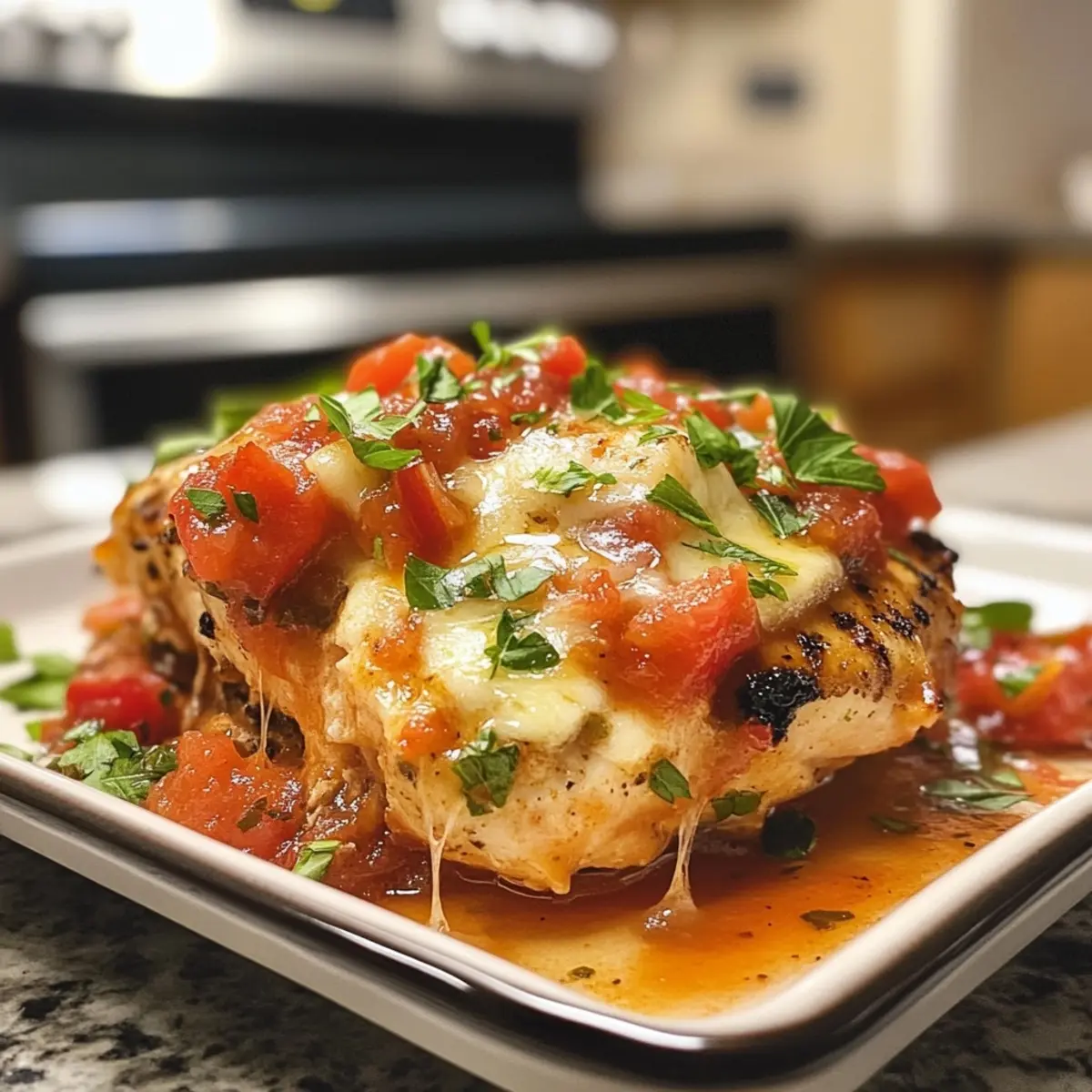 Bruschetta Chicken Bake: A Simple, Flavorful Recipe!