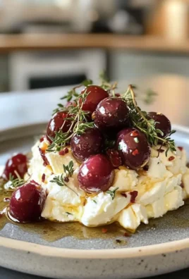 Whipped Feta with Roasted Grapes