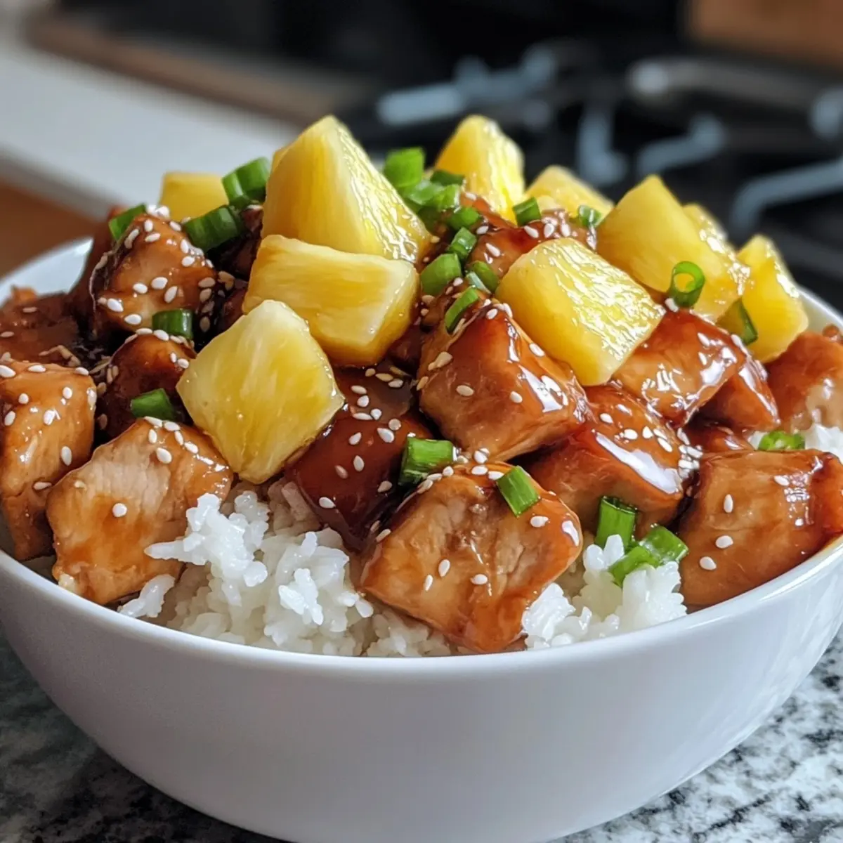 Teriyaki Chicken and Pineapple Bowls: A Flavorful Delight!