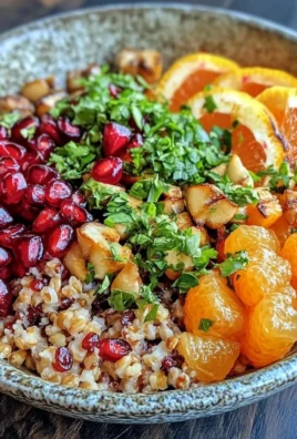 Winter Citrus and Pomegranate Grain Bowl