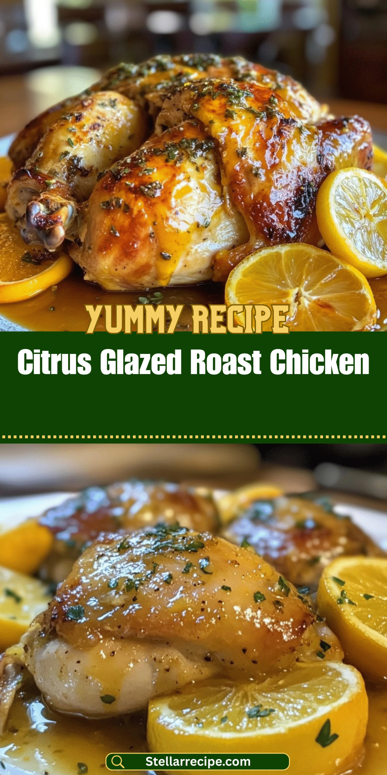 Citrus Glazed Roast Chicken