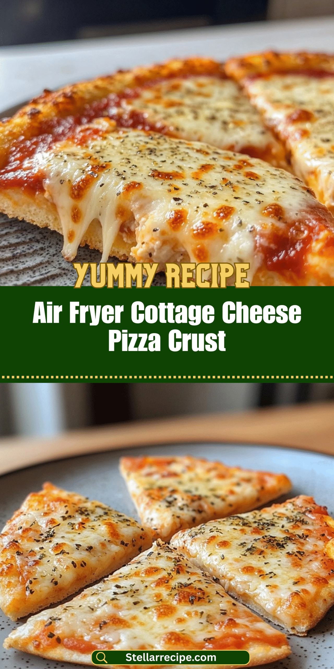 Air Fryer Cottage Cheese Pizza Crust