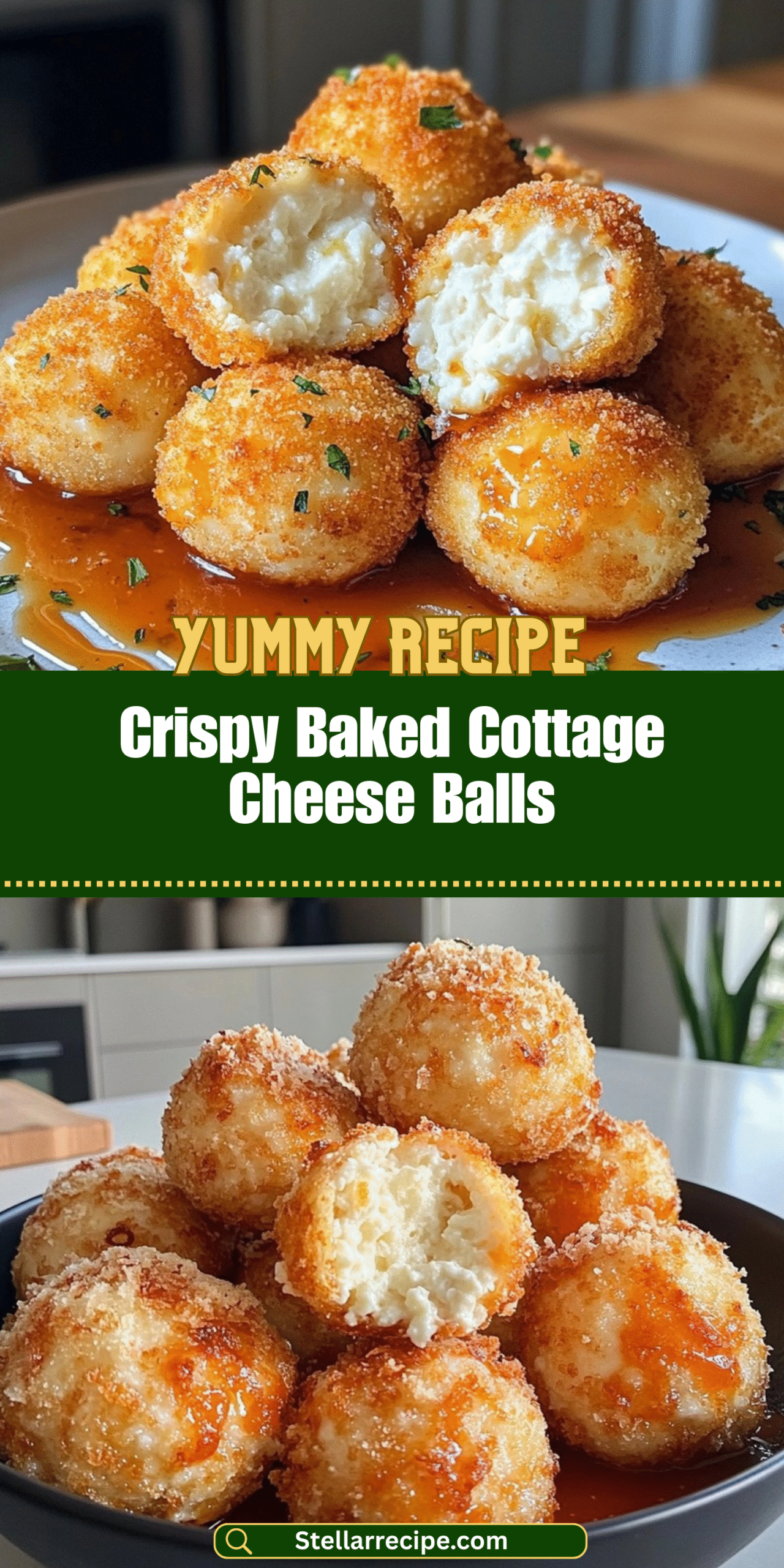 Crispy Baked Cottage Cheese Balls
