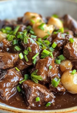 Slow Cooker Beef Bourguignon with Spring Onions