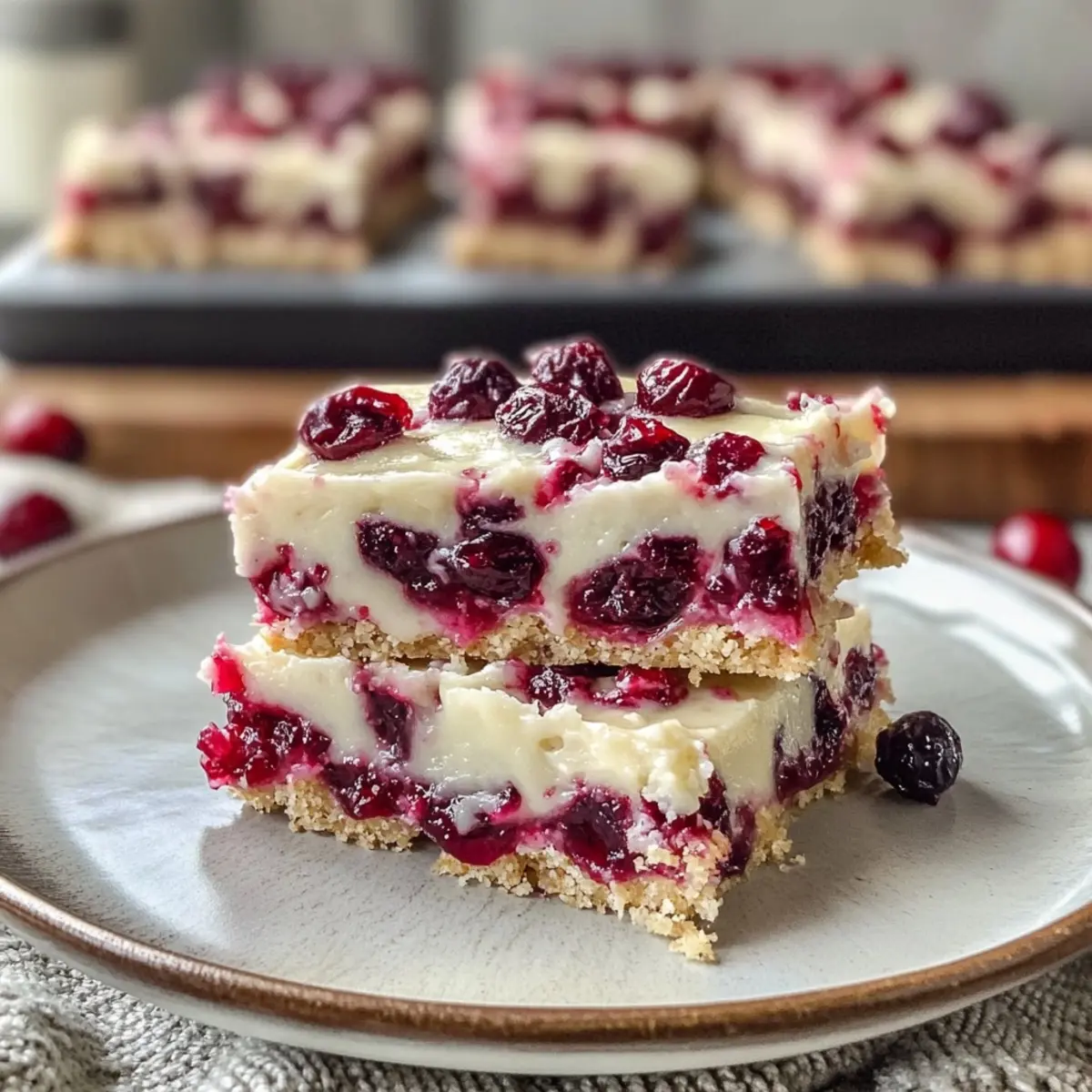 Cranberry Bliss Bars Copycat