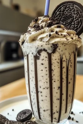 creamy Oreo milkshake