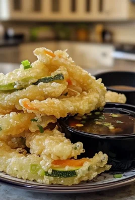 Vegetable Tempura with Sweet Soy Dipping Sauce