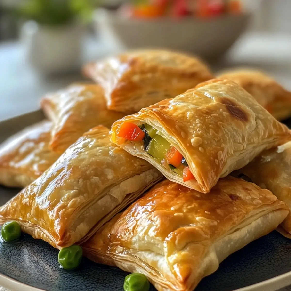 Spring Vegetable Puff Parcels