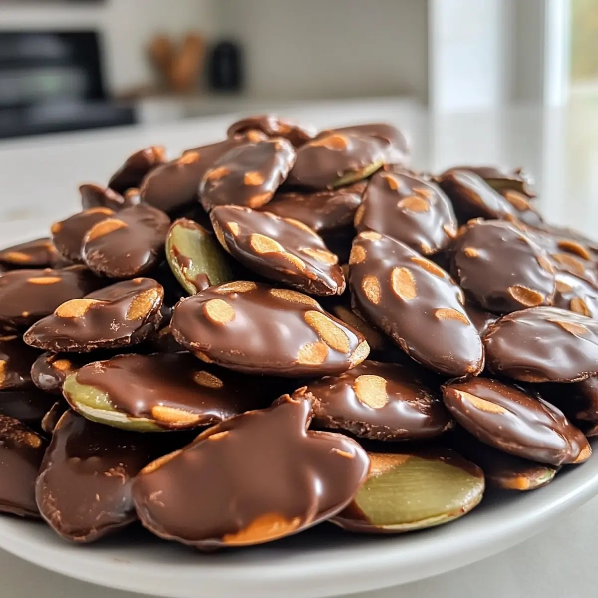 Chocolate Covered Pumpkin Seeds