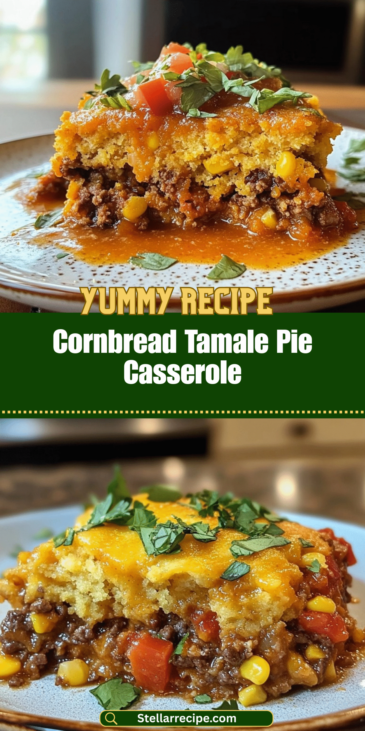 Cornbread Tamale Pie Casserole