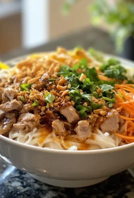 Vietnamese Bún Chả Noodle Bowl