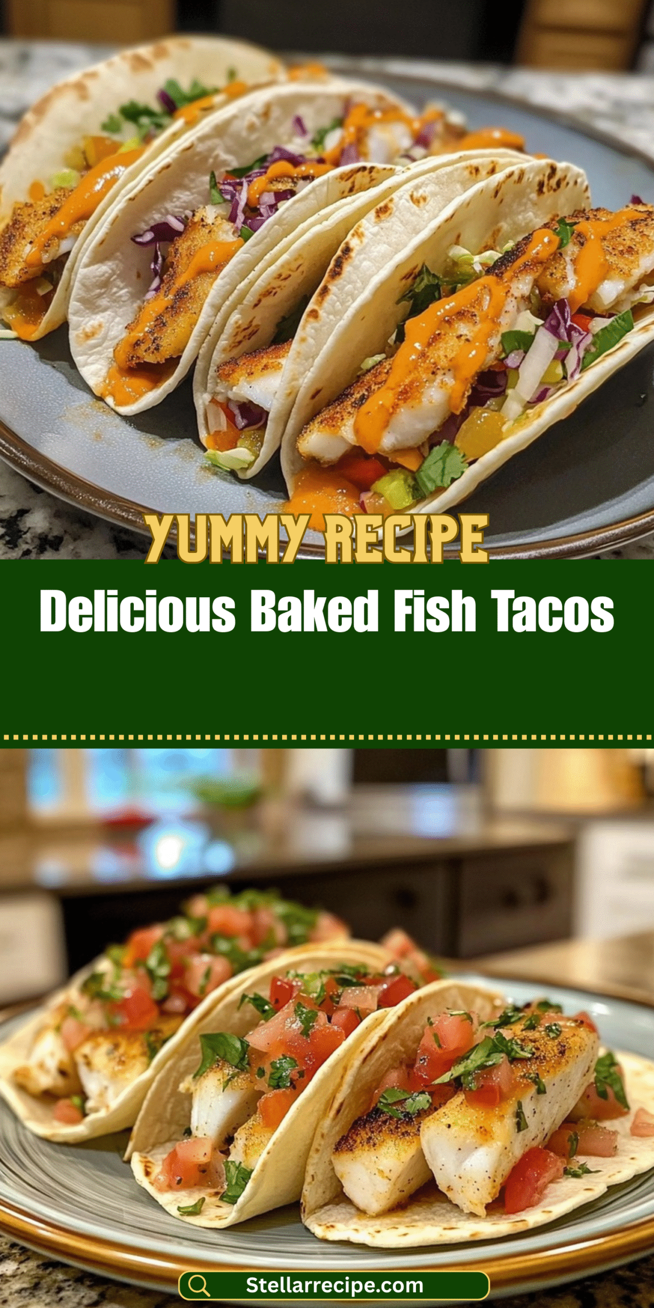 Delicious Baked Fish Tacos