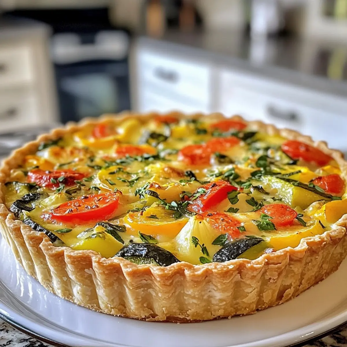 Savory Spring Vegetable Tart