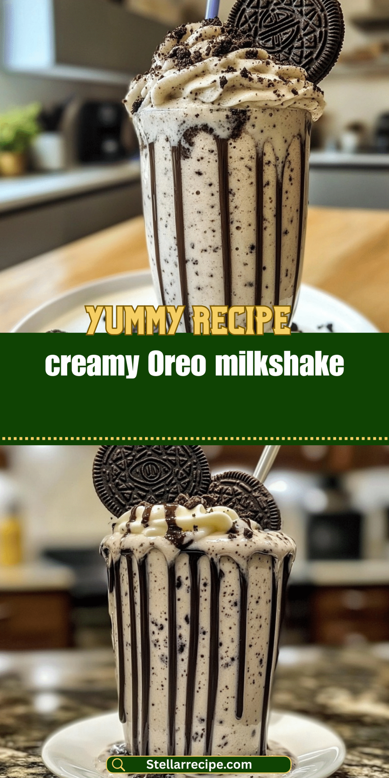 creamy Oreo milkshake