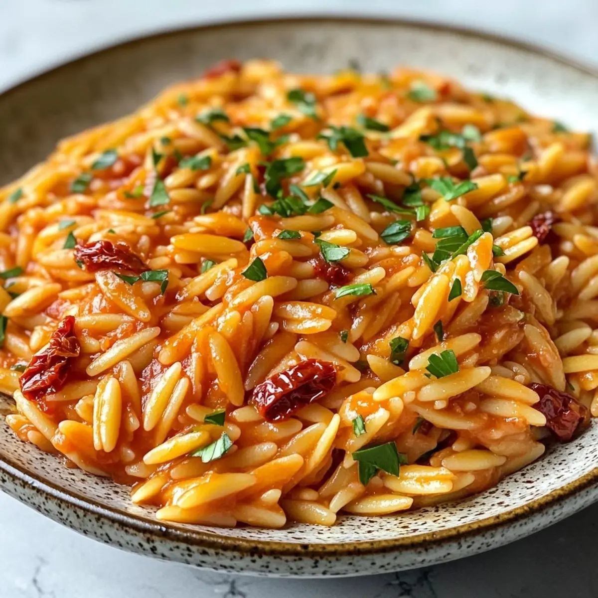 30-Minute Creamy Sun-Dried Tomato Orzo