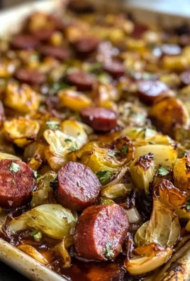 Sheet Pan Blistered Cabbage and Kielbasa