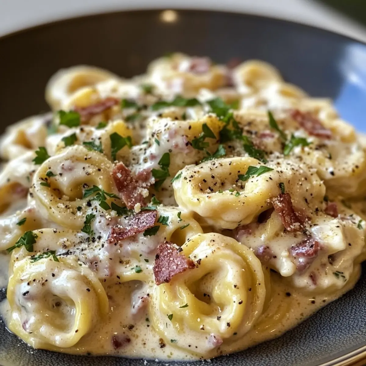 30-Minute Creamy Tortellini Carbonara Recipe