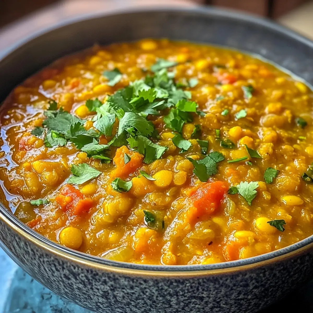 Instant Pot Fiber-Rich Lentil & Turmeric Stew
