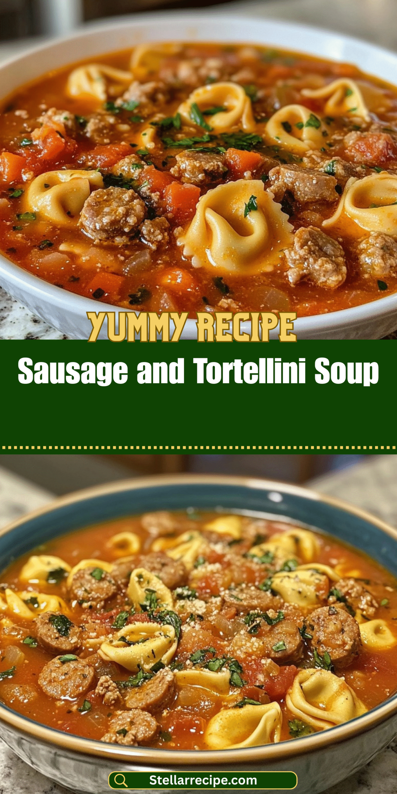Sausage and Tortellini Soup