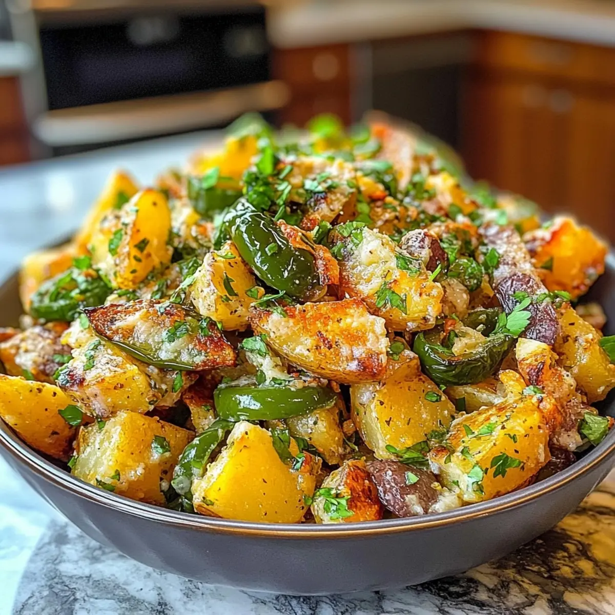 Jalapeño Popper Roasted Potato Salad