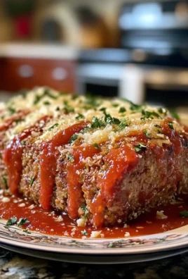 Mouthwatering Garlic Parmesan Meatloaf