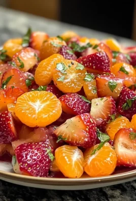 Refreshing Strawberry Clementine Salad with Red Wine Dressing