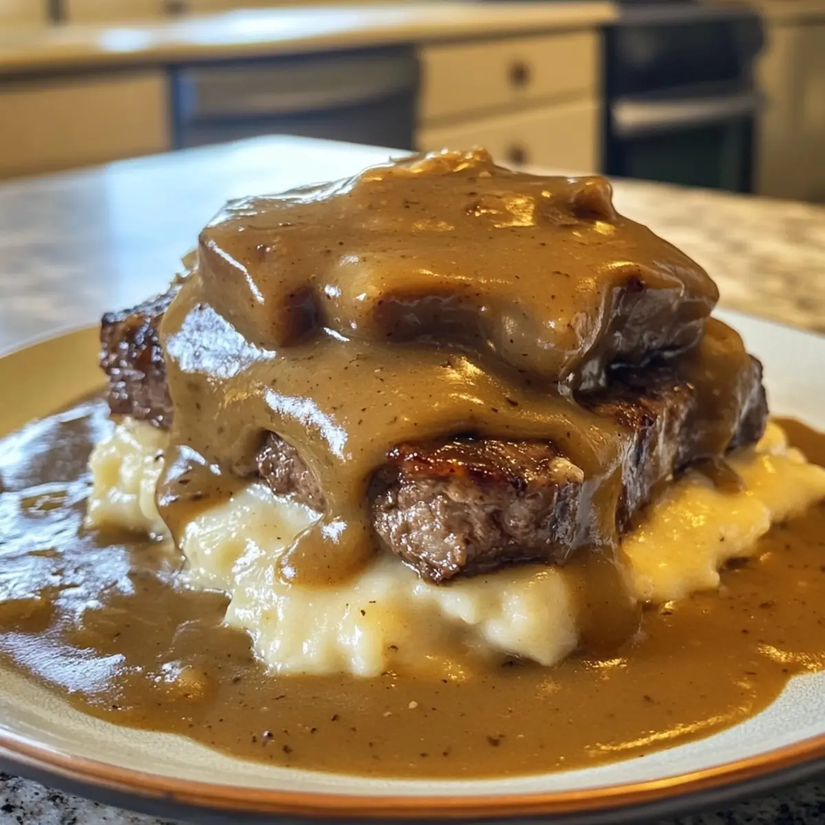 Smothered Steak and Gravy