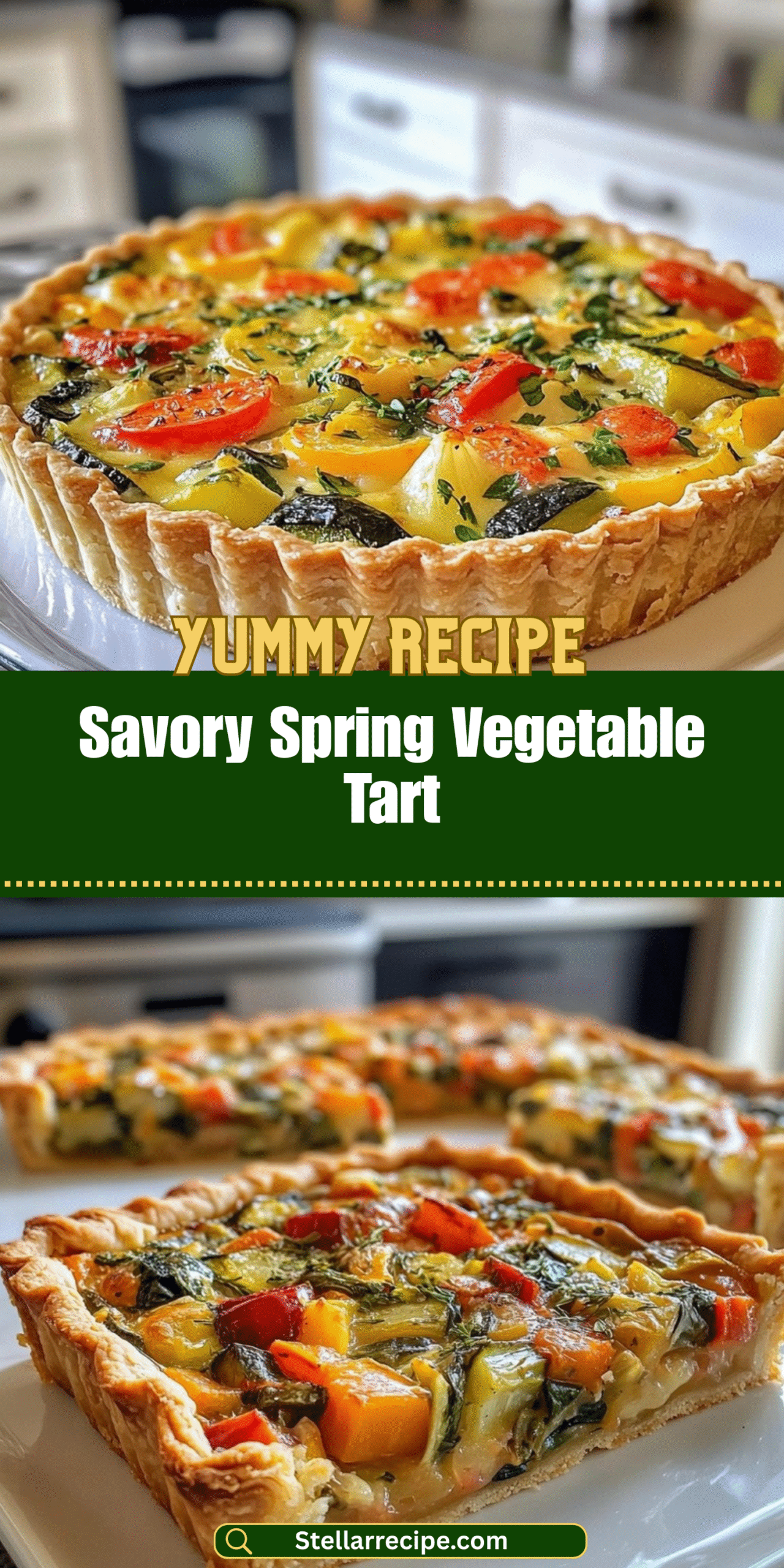 Savory Spring Vegetable Tart