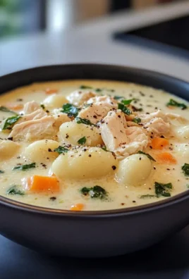 Creamy Chicken Gnocchi Soup
