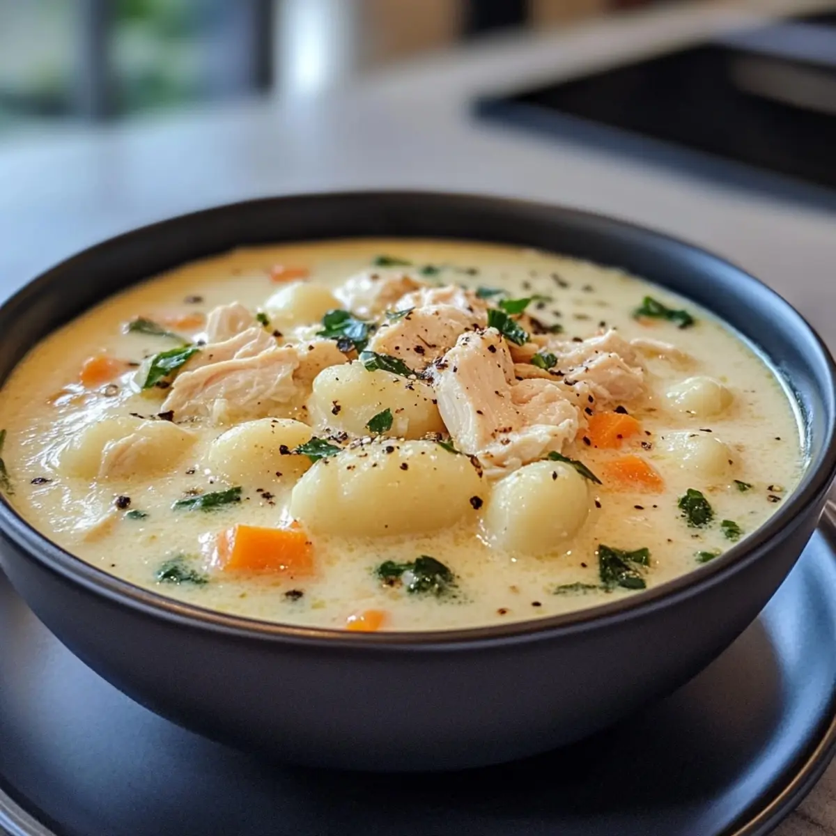 Creamy Chicken Gnocchi Soup