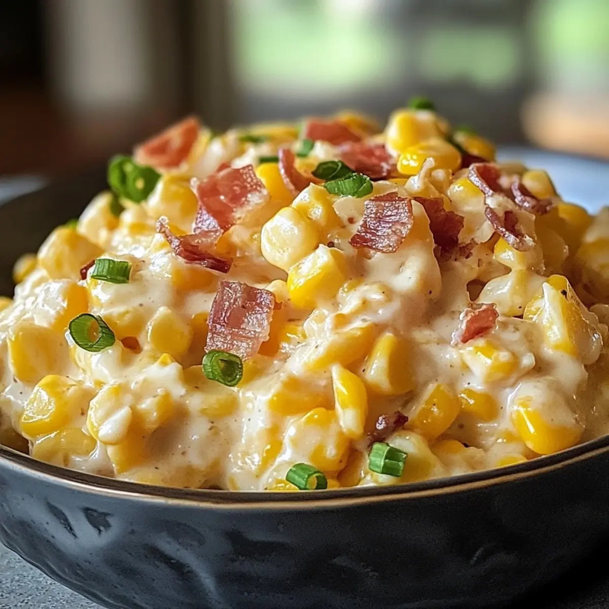 Loaded Slow Cooker Creamed Corn