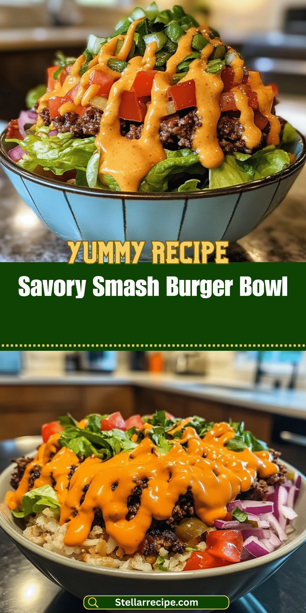 Savory Smash Burger Bowl