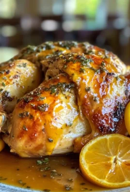 Citrus Glazed Roast Chicken