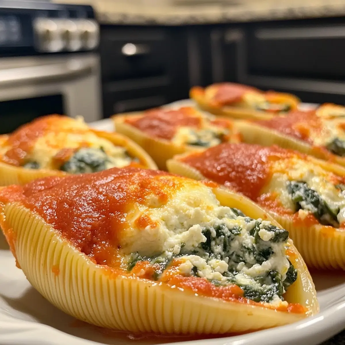 Spinach Ricotta Stuffed Shells