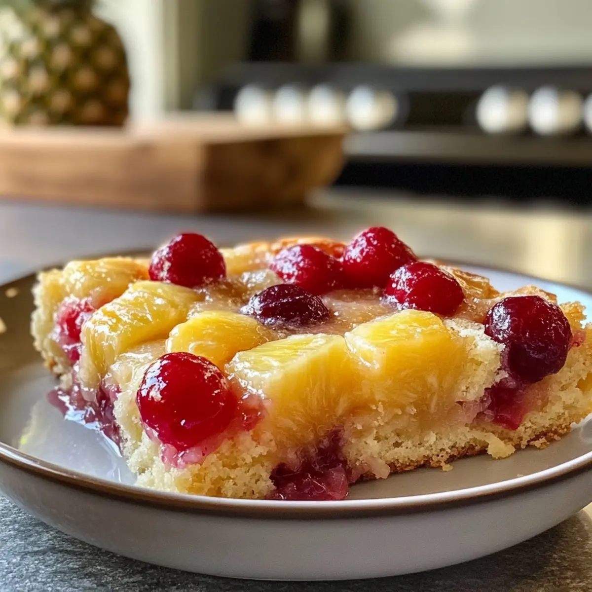 Pineapple Cherry Dump Cake