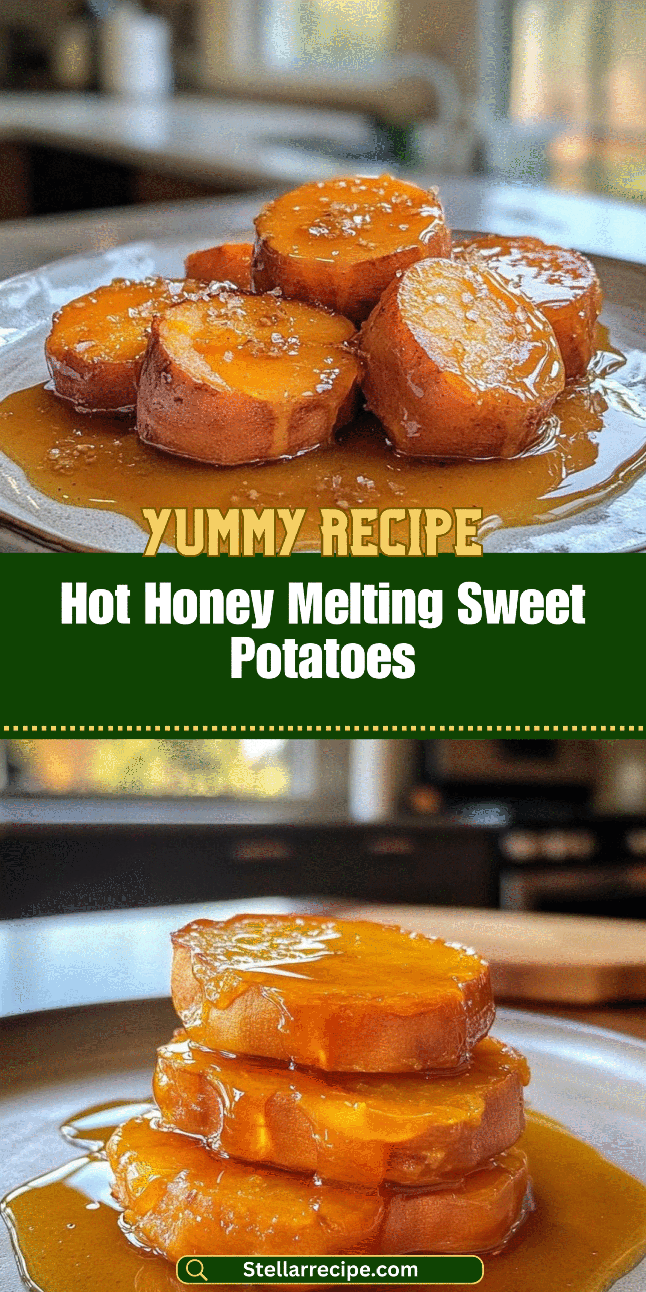 Hot Honey Melting Sweet Potatoes
