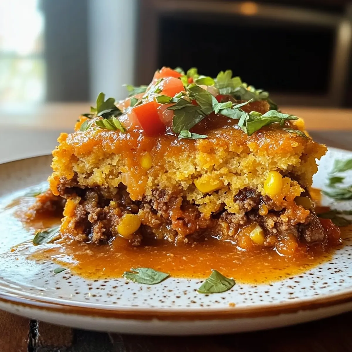 Cornbread Tamale Pie Casserole