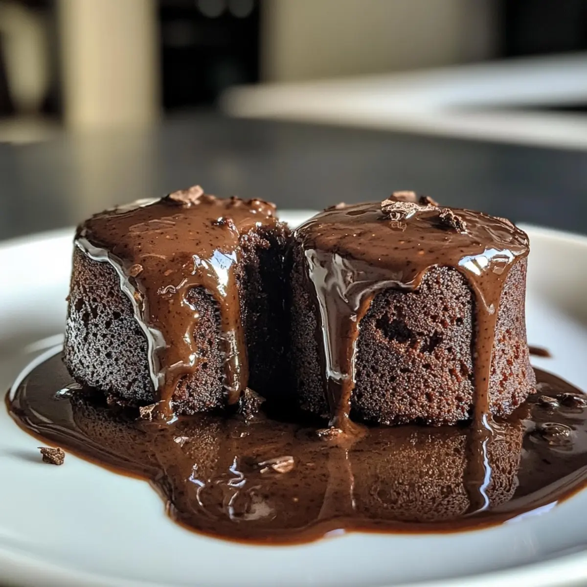 Dark Chocolate Earl Grey Lava Cakes