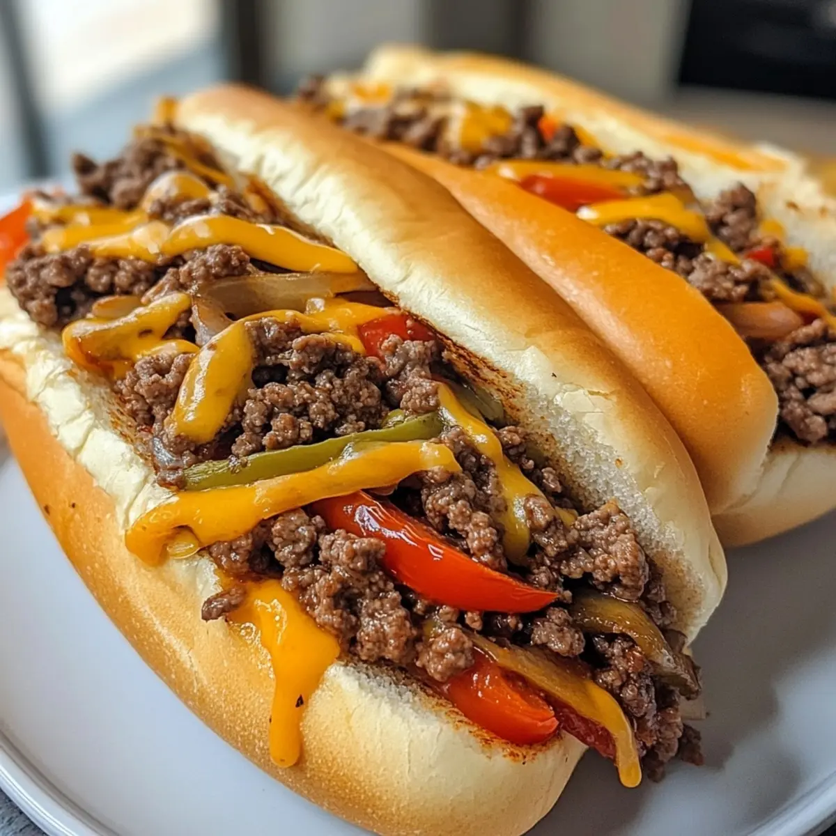 Ground Beef Philly Cheesesteak Meal Prep