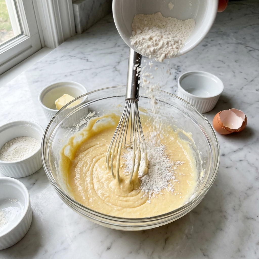orange creamsicle sheet cake recipe - making